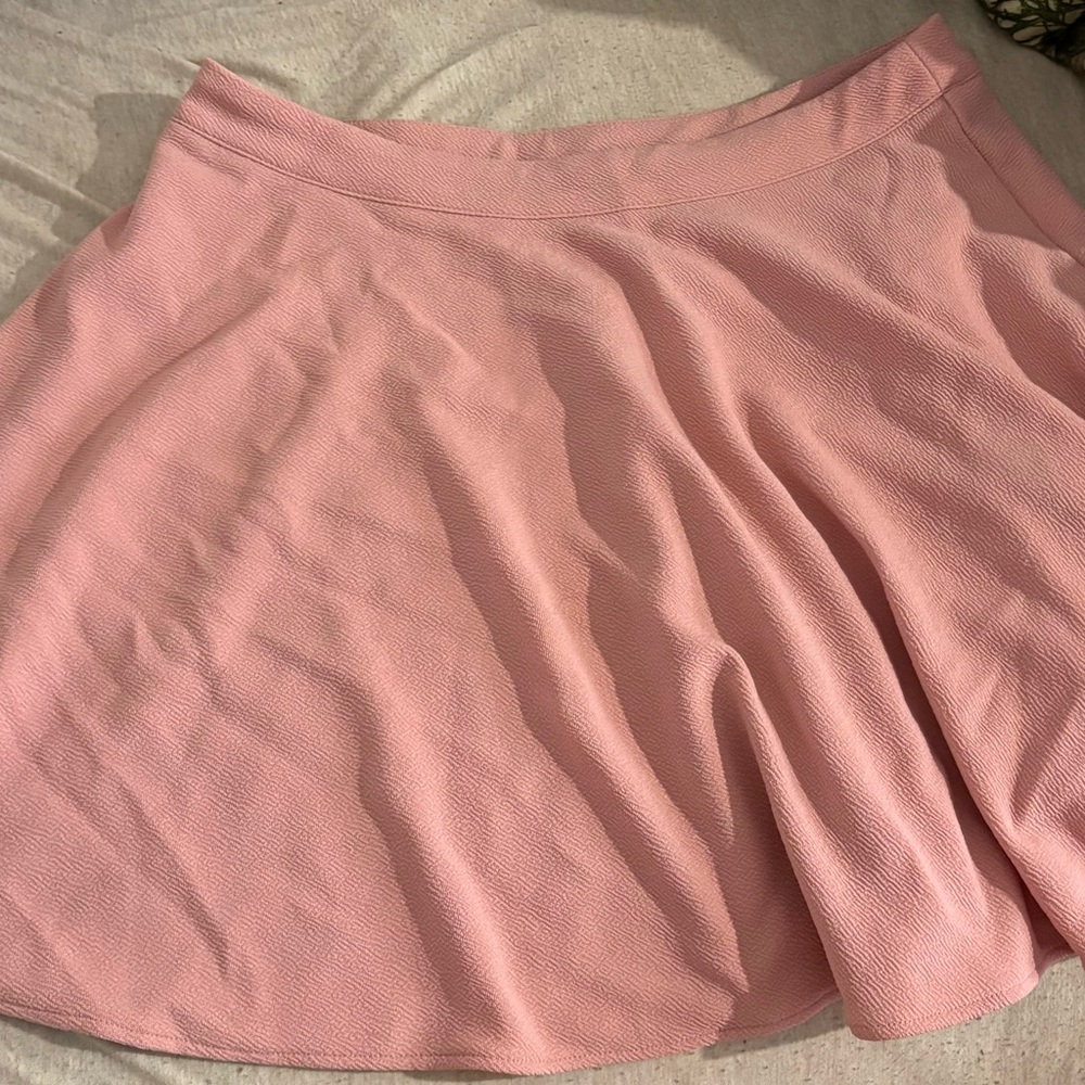 SHEIN Pink Skater Skirt